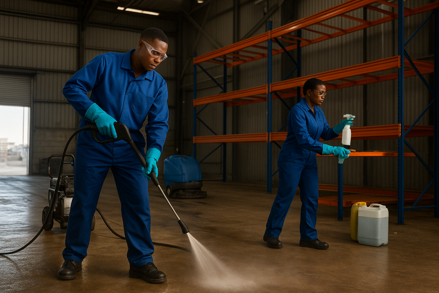 Warehouse cleaning project